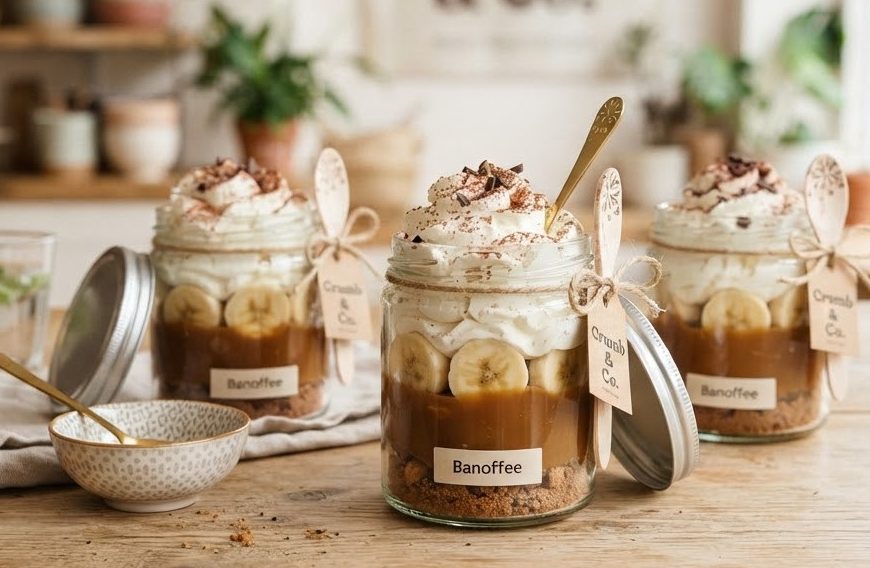 Banoffee Pudding Jars — alternate view