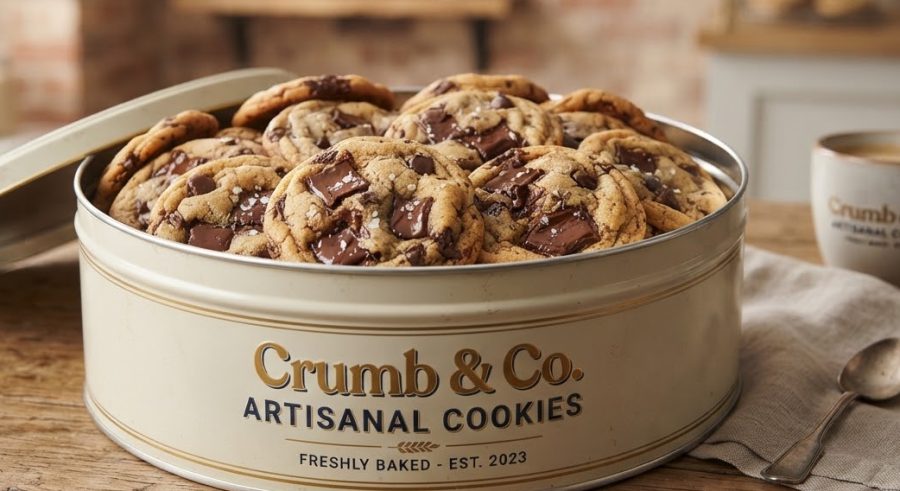 Chocolate Chip Cookie Tin — alternate view
