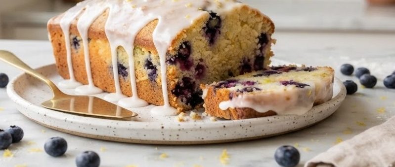 Lemon Blueberry Loaf — alternate view