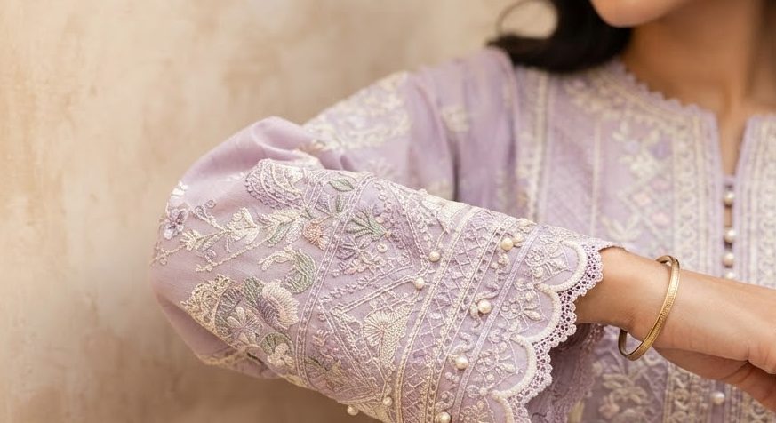 Lilac Dream Unstitched — detail view