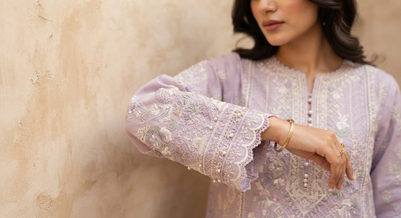 Lilac Dream Unstitched — 3 Piece — Unstitched